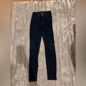 Hudson dark wash skinny jeans sz 26